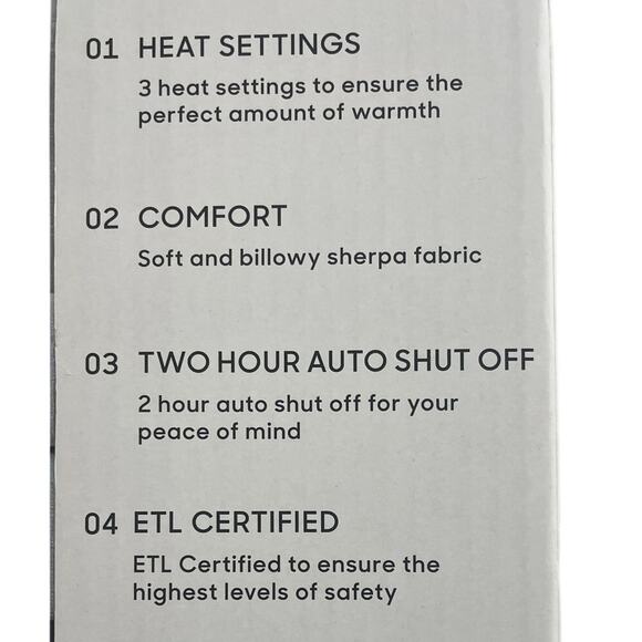 Heated Foot Warmer by Sharper Image NEW - Picture 3 of 5